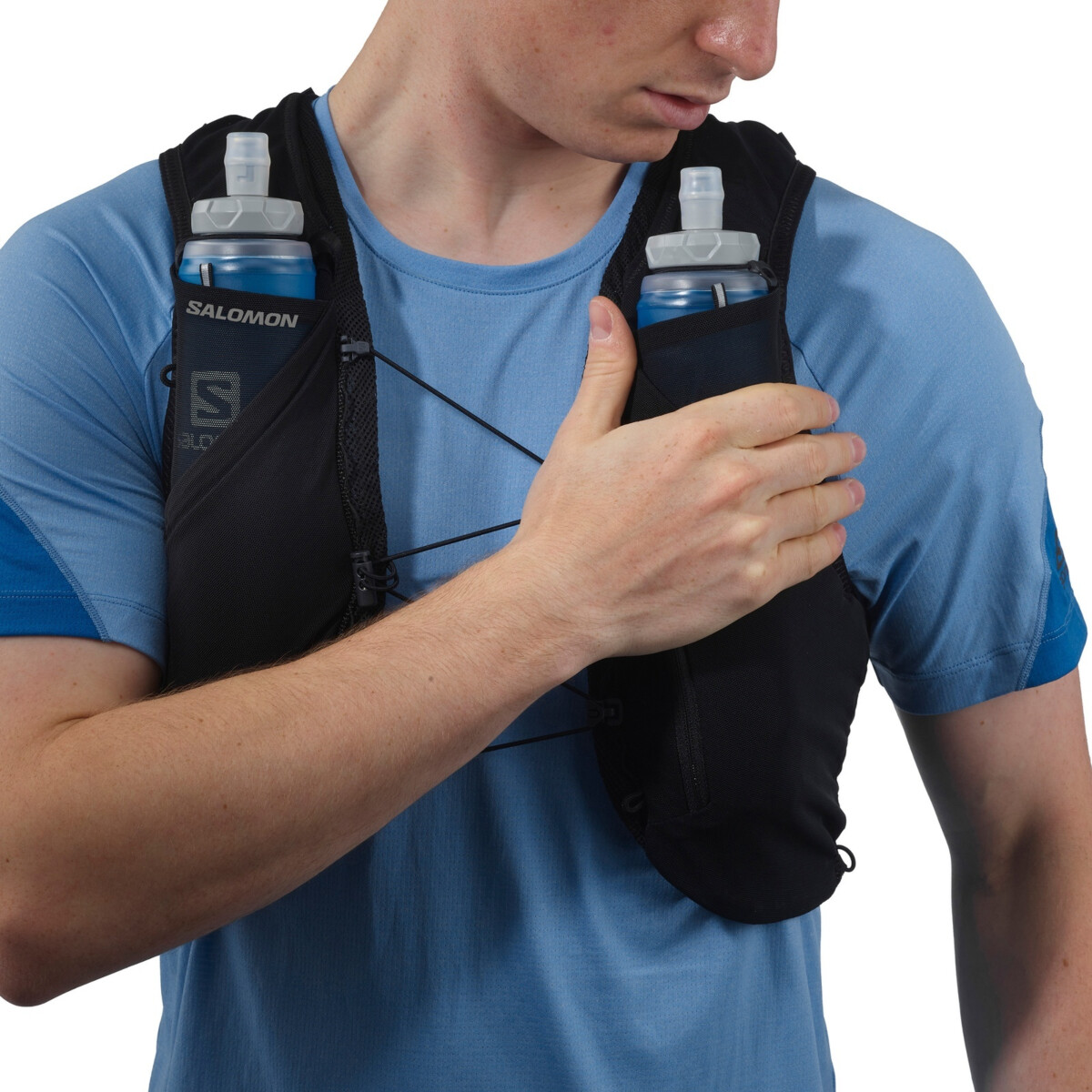 Salomon adv skin 5 running vest with flasks included 5l | Kuprinės